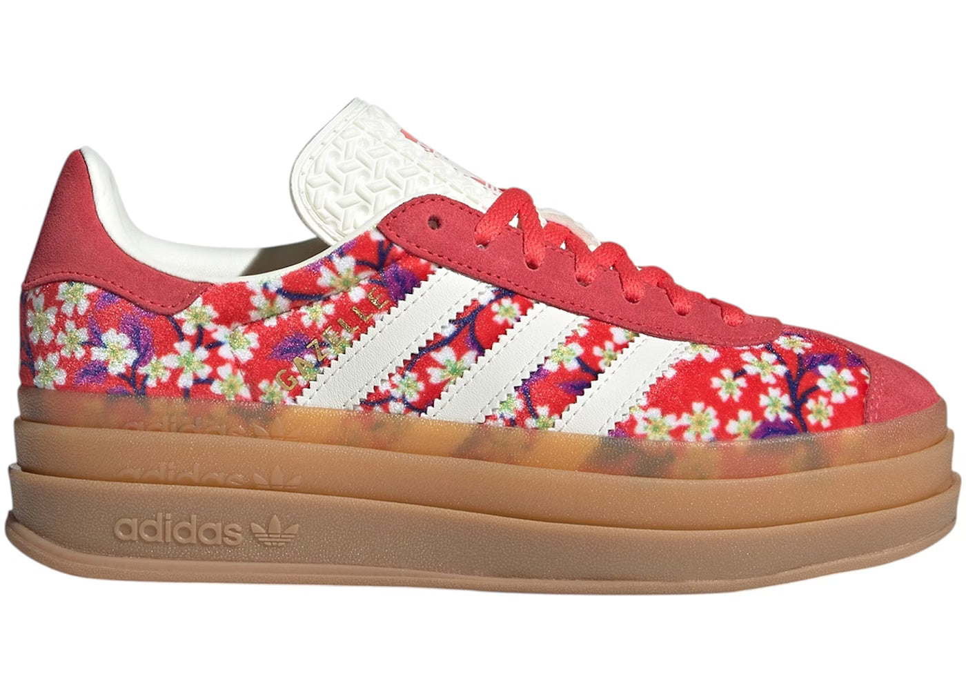 adidas Gazelle Bold Liberty London Floral Semi Lucid Red - Kyaro
