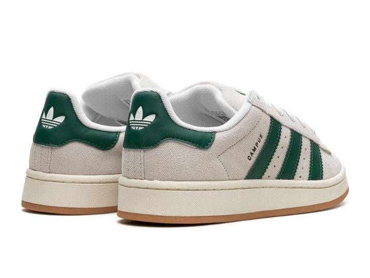 Adidas Campus 00s Crystal White Dark Green