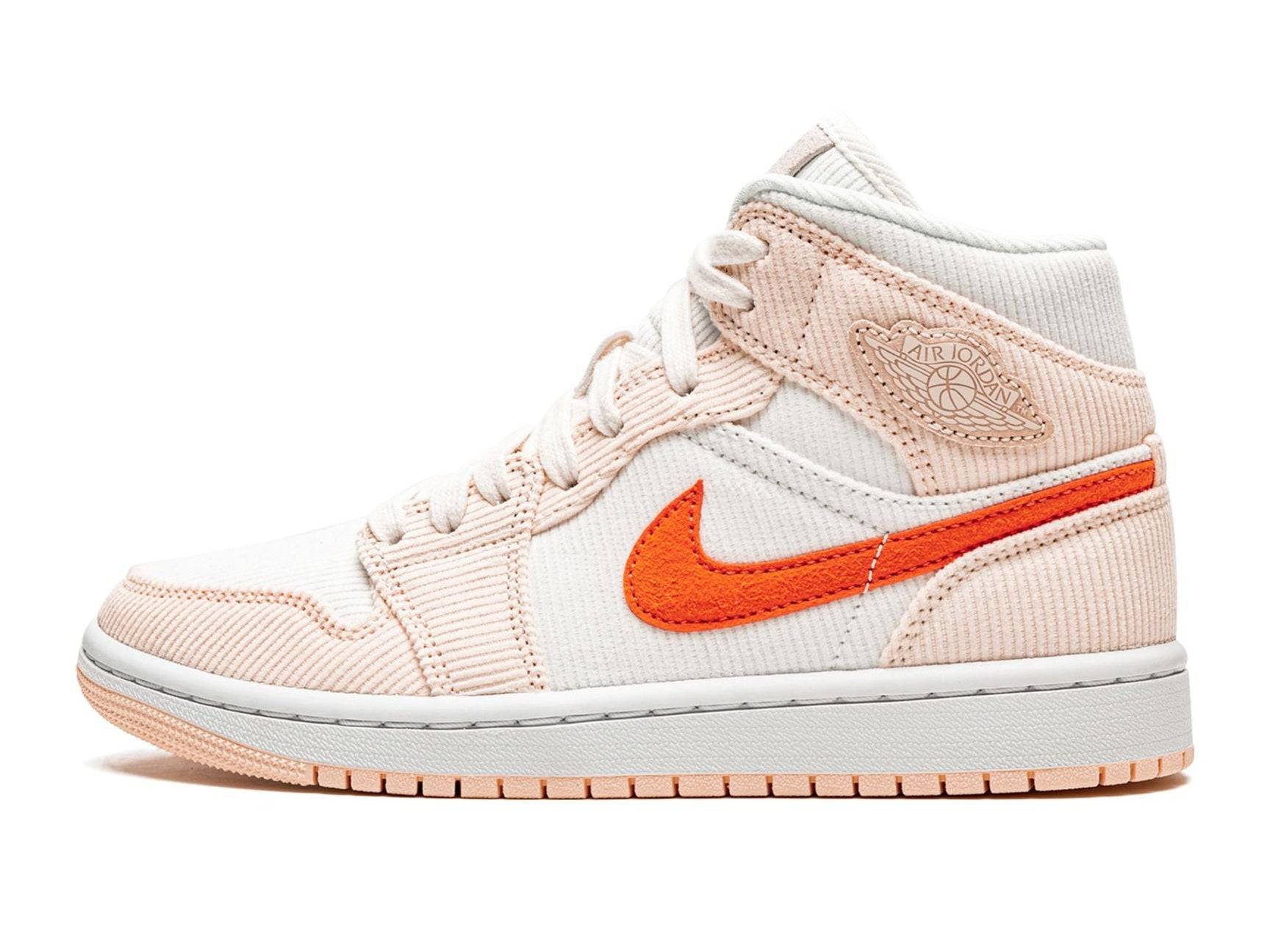 Air Jordan 1 Mid SE Corduroy Sail Rose