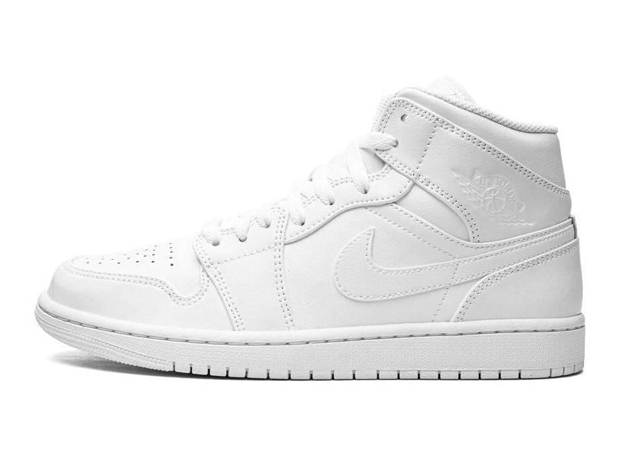 Air Jordan 1 Mid Triple White