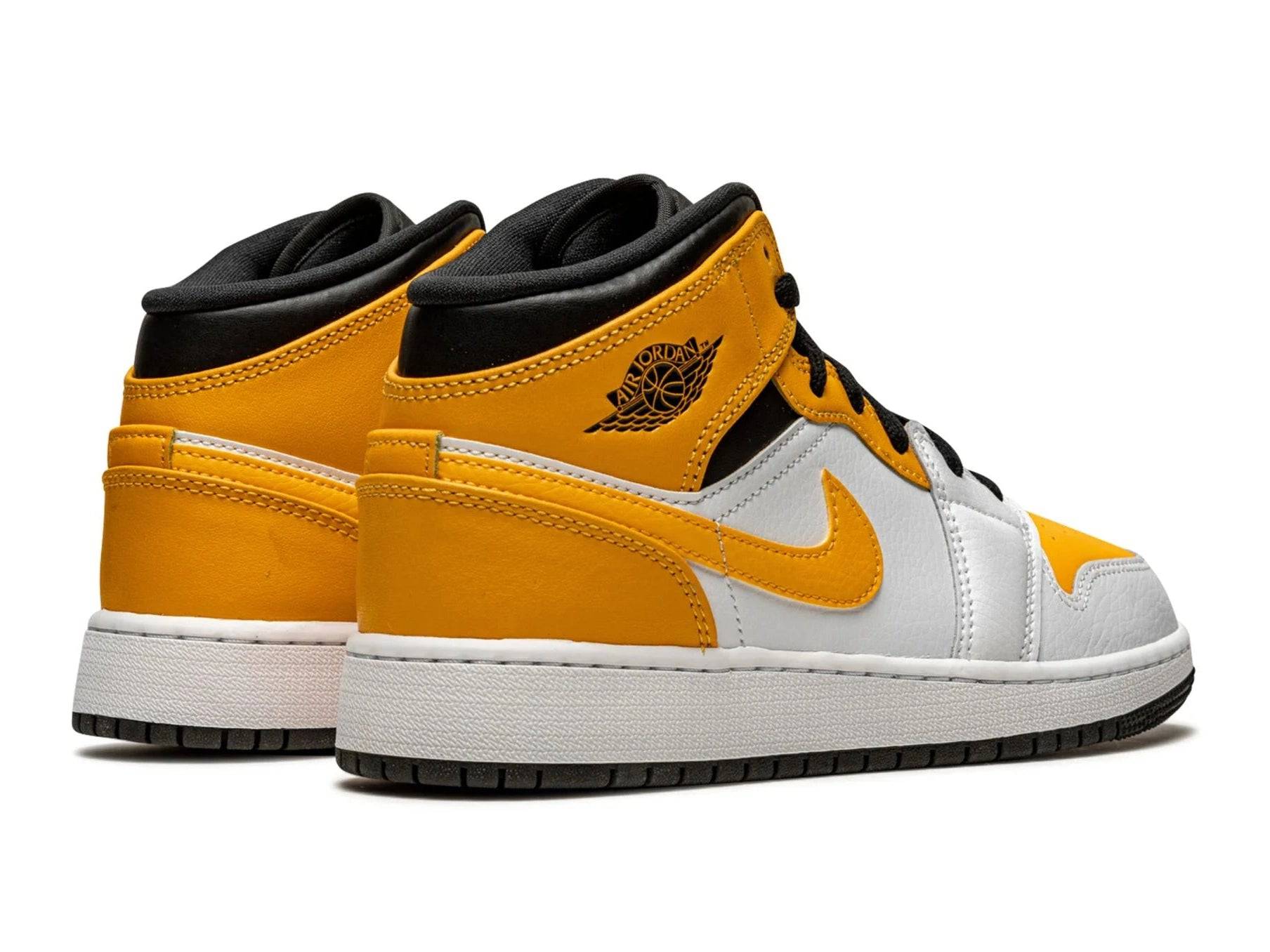 Air Jordan 1 Mid White University Gold