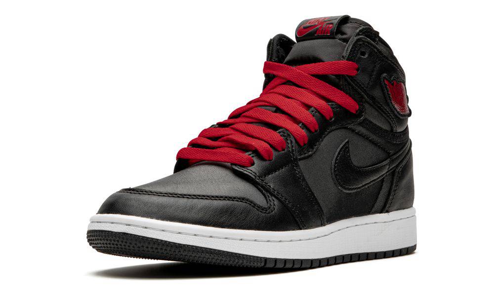 Air Jordan 1 Retro High OG Black Satin Gym Red