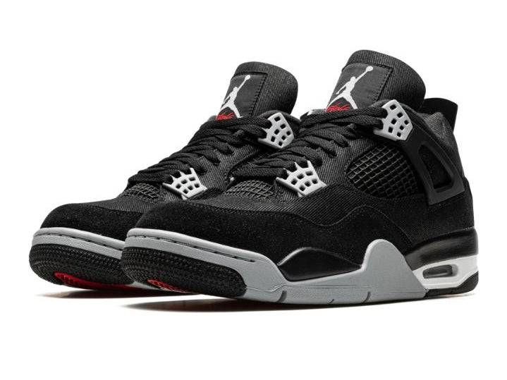 Air Jordan 4 Retro Black Canvas