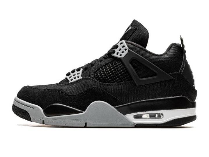 Air Jordan 4 Retro Black Canvas