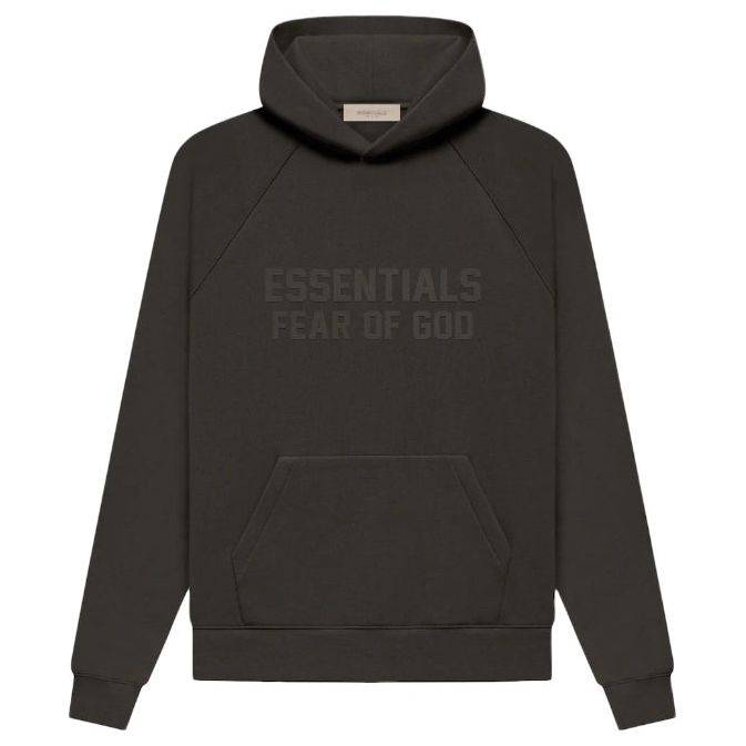 Fear of God Essentials Hoodie Off Black (FW22)